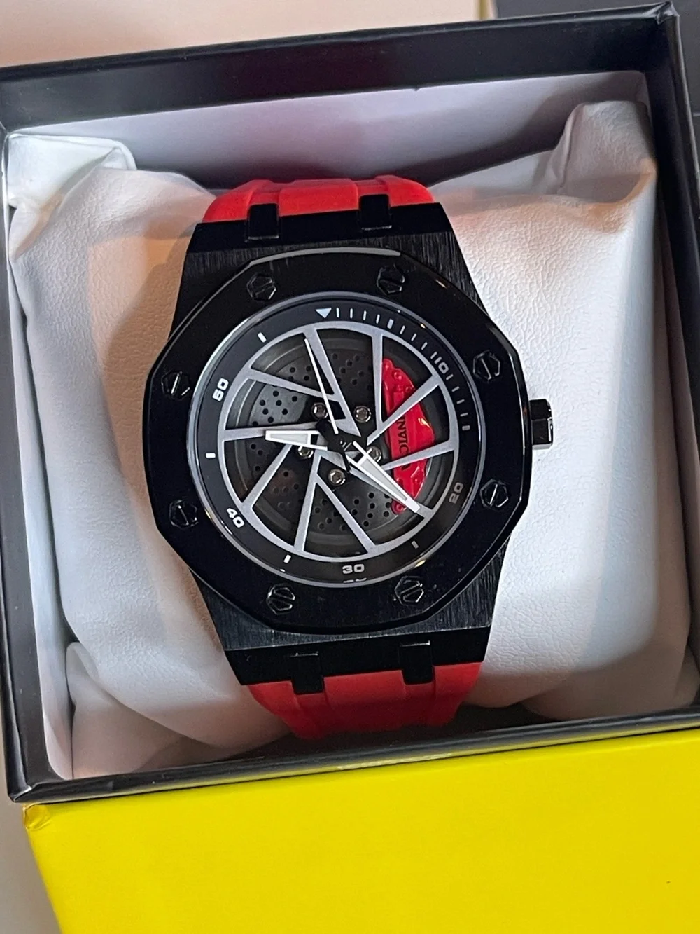 Invicta Speedway Rim Men's Watch - 42mm, Red (69491)